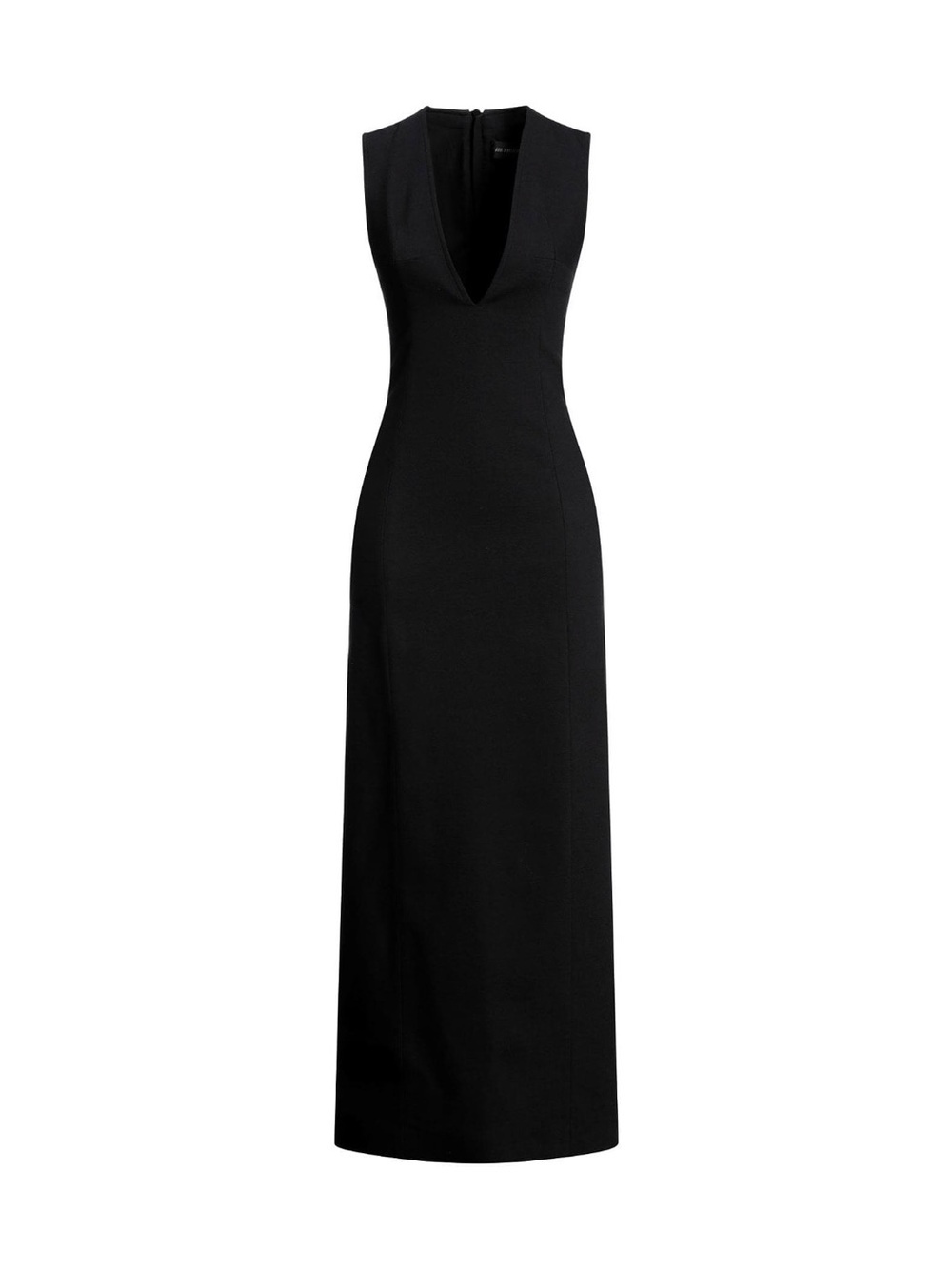 Ann Demeulemeester deep Plunge Neck Sleeveless Gown